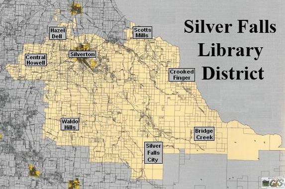 Silver Falls Library District map